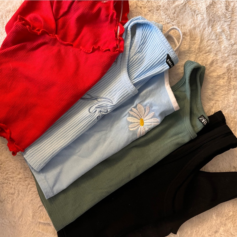 6 Crop Tank Tops collection